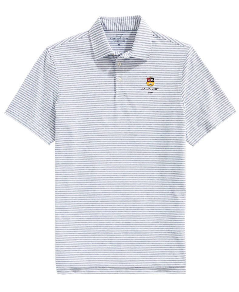 Vineyard Vines Heathered Winstead Sankaty Performance Polo