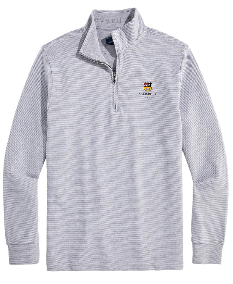 Vineyard Vines Mens Solid Saltwater Quarter-Zip