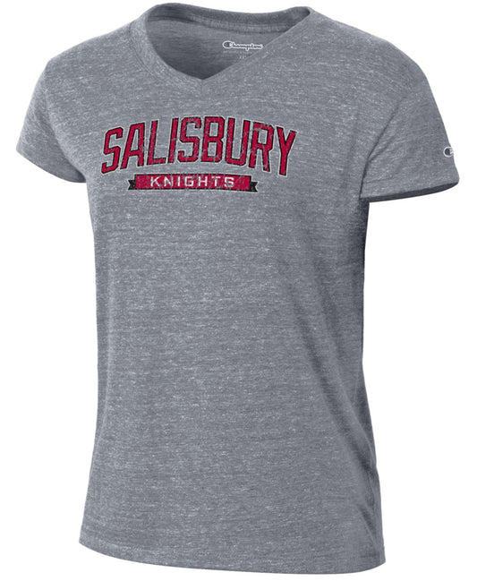 Champion® Women's Tri-Blend V-Neck Tee